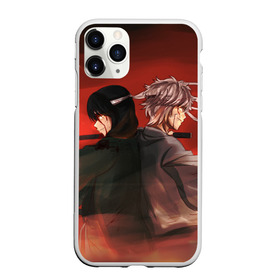 Чехол для iPhone 11 Pro Max матовый с принтом Back to back , Силикон |  | anime | gin tama | gintama | аниме | гинтама