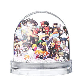 Снежный шар с принтом Full Gintama , Пластик | Изображение внутри шара печатается на глянцевой фотобумаге с двух сторон | anime | gin tama | gintama | аниме | гинтама