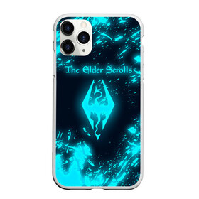 Чехол для iPhone 11 Pro матовый с принтом THE ELDER SCROLLS , Силикон |  | Тематика изображения на принте: dovahkiin | fus ro dah | royal play | rpg | skyrim | tes | tes online | the elder scrolls | война | докавин | компьютерные игры | рпг