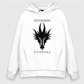 Мужское худи Oversize хлопок с принтом DRAGONBORN DOVAHKIIN , френч-терри — 70% хлопок, 30% полиэстер. Мягкий теплый начес внутри —100% хлопок | боковые карманы, эластичные манжеты и нижняя кромка, капюшон на магнитной кнопке | dovahkiin | dragonborn | fus ro dah | royal play | rpg | skyrim | tes | tes online | the elder scrolls | война | докавин | компьютерные игры | рпг