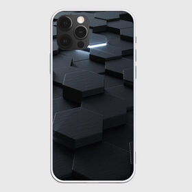 Чехол для iPhone 12 Pro Max с принтом НАНО СОТЫ , Силикон |  | Тематика изображения на принте: abstract | abstraction | comb | texture | абстракция | бронь | соты | стальные соты | текстуры