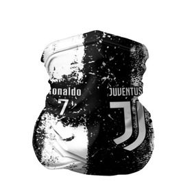 Бандана-труба 3D с принтом Ronaldo uniform , 100% полиэстер, ткань с особыми свойствами — Activecool | плотность 150‒180 г/м2; хорошо тянется, но сохраняет форму | 7 | cristiano | juventus | ronaldo | белые | криштиану | линии | роналду | черные | ювентус