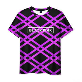 Мужская футболка 3D с принтом BLACKPINK , 100% полиэфир | прямой крой, круглый вырез горловины, длина до линии бедер | blackpink | k pop | блэк пинк