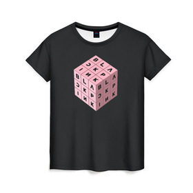 Женская футболка 3D с принтом BLACKPINK , 100% полиэфир ( синтетическое хлопкоподобное полотно) | прямой крой, круглый вырез горловины, длина до линии бедер | black pink | blackpink | square two | square up | дженни ким | лалиса манобан