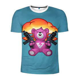 Мужская футболка 3D спортивная с принтом Fortnite Bear , 100% полиэстер с улучшенными характеристиками | приталенный силуэт, круглая горловина, широкие плечи, сужается к линии бедра | battle | bear | epic | fortnite | games | royale | save | soldier | teddy | teddybear | world | битва | королевская | медведь | мишка | солдат | фортнайт