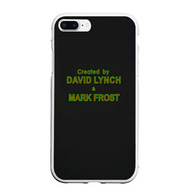 Чехол для iPhone 7Plus/8 Plus матовый с принтом Created by Lynch & Frost , Силикон | Область печати: задняя сторона чехла, без боковых панелей | david lynch | mark frost | twin peaks | твин пикс