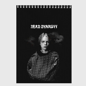 Скетчбук с принтом Dead Dynasty_ Pharaoh , 100% бумага
 | 48 листов, плотность листов — 100 г/м2, плотность картонной обложки — 250 г/м2. Листы скреплены сверху удобной пружинной спиралью | deaddynasty | pharaoh | phuneral | фараон