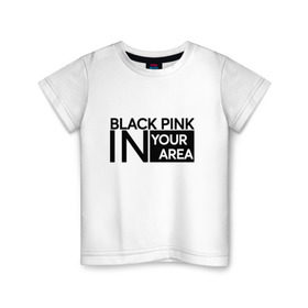 Детская футболка хлопок с принтом BlackPink , 100% хлопок | круглый вырез горловины, полуприлегающий силуэт, длина до линии бедер | blackpink | k pop | music | блэк пинк | дженни | джису | лис | музыка | розэ