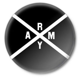 Значок с принтом BTS ARMY ,  металл | круглая форма, металлическая застежка в виде булавки | bts | bts army | j hope | jimin | jin | jungkook | k pop | rap monster | rapmon | suga | v | бтс | корея
