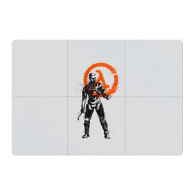Магнитный плакат 3Х2 с принтом Half-Life , Полимерный материал с магнитным слоем | 6 деталей размером 9*9 см | 