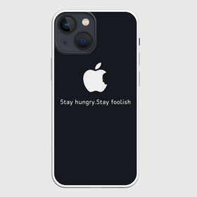 Чехол для iPhone 13 mini с принтом Стив Джобс ,  |  | iphone | steve jobs | стив джобс | эппл