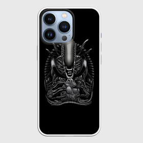 Чехол для iPhone 13 Pro с принтом Чужой и Его Прелесть ,  |  | alien | aliens | horror | predator | ufo | инопланетяне | инопланетянин | нло | пришелец | пришельцы | ужасы | фантастика | хищник | чужой