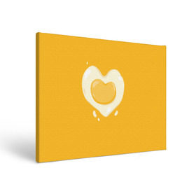 Холст прямоугольный с принтом Яичница Сердечко , 100% ПВХ |  | eggs | food | heart | love | white | yellow | белок | всмятку | еда | желток | любовь | сердечко | сердце | яичница | яйца