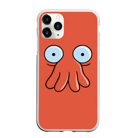 Чехол для iPhone 11 Pro матовый с принтом Зойдберг , Силикон |  | bender | futurama | mult | simpsons | zoidberg | бендер | зойдберг | мульт | мультик | мультфильм | симпсоны | футурама