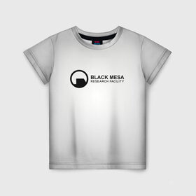 Детская футболка 3D с принтом Black Mesa , 100% гипоаллергенный полиэфир | прямой крой, круглый вырез горловины, длина до линии бедер, чуть спущенное плечо, ткань немного тянется | black mesa | half life | халф лайф | черная меса