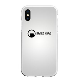 Чехол для iPhone XS Max матовый с принтом Black Mesa , Силикон | Область печати: задняя сторона чехла, без боковых панелей | black mesa | half life | халф лайф | черная меса