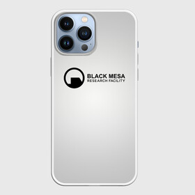 Чехол для iPhone 13 Pro Max с принтом Black Mesa ,  |  | Тематика изображения на принте: black mesa | half life | халф лайф | черная меса