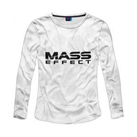 Женский лонгслив 3D с принтом Mass Effect , 100% полиэстер | длинные рукава, круглый вырез горловины, полуприлегающий силуэт | effect | game | games | rpg | shepard | игра | игры | масс | рпг | шепард | эффект