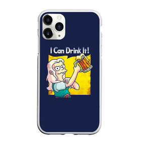 Чехол для iPhone 11 Pro Max матовый с принтом Disenchantment I Can Drink It! , Силикон |  | bean | beer | disenchantment | elfo | futurama | luci | mattgroening | netflix | princess | simpsons | бин | люси | люци | мэтгроунинг | разочарование | симпсоны | элфо