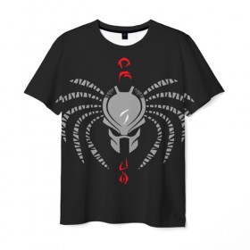 Мужская футболка 3D с принтом Хищник | Predator #7 , 100% полиэфир | прямой крой, круглый вырез горловины, длина до линии бедер | 
