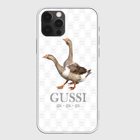 Чехол для iPhone 12 Pro с принтом Гуси  , силикон | область печати: задняя сторона чехла, без боковых панелей | anti | bird | geese | go | gussi | home | snake | анти | брэнд | верховный | высший | гуси | гуччи | домашняя | знак | идут | картинка | крутой | логотип | лучший | мода | молодёжная | популярная | прикол | птица | рисунок
