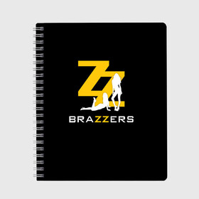 Тетрадь с принтом BRAZZERS , 100% бумага | 48 листов, плотность листов — 60 г/м2, плотность картонной обложки — 250 г/м2. Листы скреплены сбоку удобной пружинной спиралью. Уголки страниц и обложки скругленные. Цвет линий — светло-серый
 | brazzers | верховный | девушка | девушки | дом | картинка | красивая | круто | лучший | любовь | мода | молодёжная | рисунок | силуэт | современная | стиль | студия | трафарет | фильмы | чёрный фон