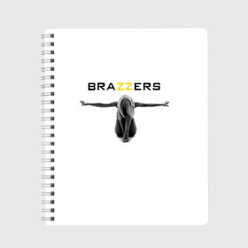 Тетрадь с принтом BRAZZERS , 100% бумага | 48 листов, плотность листов — 60 г/м2, плотность картонной обложки — 250 г/м2. Листы скреплены сбоку удобной пружинной спиралью. Уголки страниц и обложки скругленные. Цвет линий — светло-серый
 | brazzers | верховный | графика | девушка | девушки | дом | изображение | картинка | красивая | круто | лучший | любовь | мода | молодёжная | рисунок | силуэт | современная | стиль | студия | творчество