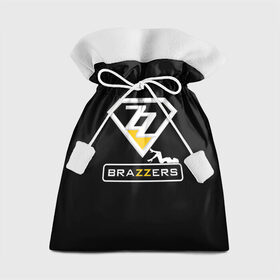 Подарочный 3D мешок с принтом BRAZZERS , 100% полиэстер | Размер: 29*39 см | Тематика изображения на принте: 