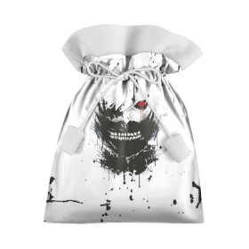 Подарочный 3D мешок с принтом Kaneki Ken (Tokyo Ghoul) #1 , 100% полиэстер | Размер: 29*39 см | anime | kaneki ken | tokyo ghoul | аниме | канеки кен | токийский гуль