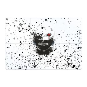 Магнитный плакат 3Х2 с принтом Kaneki Ken (Tokyo Ghoul) #3 , Полимерный материал с магнитным слоем | 6 деталей размером 9*9 см | anime | kaneki ken | tokyo ghoul | аниме | канеки кен | токийский гуль