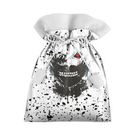 Подарочный 3D мешок с принтом Kaneki Ken (Tokyo Ghoul) #3 , 100% полиэстер | Размер: 29*39 см | anime | kaneki ken | tokyo ghoul | аниме | канеки кен | токийский гуль