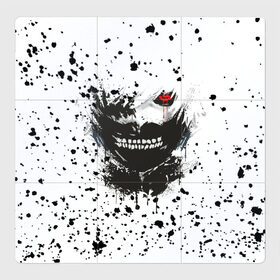 Магнитный плакат 3Х3 с принтом Kaneki Ken (Tokyo Ghoul) #3 , Полимерный материал с магнитным слоем | 9 деталей размером 9*9 см | anime | kaneki ken | tokyo ghoul | аниме | канеки кен | токийский гуль