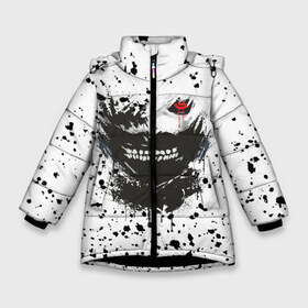Зимняя куртка для девочек 3D с принтом Kaneki Ken (Tokyo Ghoul) #3 , ткань верха — 100% полиэстер; подклад — 100% полиэстер, утеплитель — 100% полиэстер. | длина ниже бедра, удлиненная спинка, воротник стойка и отстегивающийся капюшон. Есть боковые карманы с листочкой на кнопках, утяжки по низу изделия и внутренний карман на молнии. 

Предусмотрены светоотражающий принт на спинке, радужный светоотражающий элемент на пуллере молнии и на резинке для утяжки. | anime | kaneki ken | tokyo ghoul | аниме | канеки кен | токийский гуль