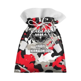 Подарочный 3D мешок с принтом UFC Хабиб Нурмагомедов , 100% полиэстер | Размер: 29*39 см | khabib nurmagomedov | mixed martial arts | sports organization | ufc | ultimate fighting championship | мма | хабиб нурмагомедов