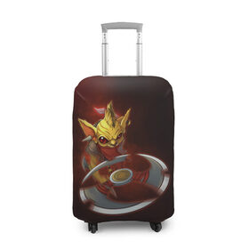 Чехол для чемодана 3D с принтом Dota 2 Fan Art , 86% полиэфир, 14% спандекс | двустороннее нанесение принта, прорези для ручек и колес | arena | battle | dota 2 | game | multiplayer | online | the dire | the radiant | valve | дота | игра | турнир