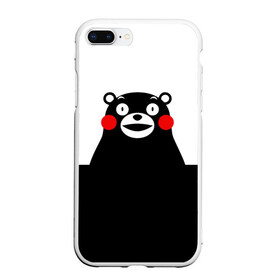 Чехол для iPhone 7Plus/8 Plus матовый с принтом KUMAMON , Силикон | Область печати: задняя сторона чехла, без боковых панелей | japanese | kumamon | kumamoto | аниме | игрушка | кумамон | кумамото сапурайдзу | персонаж | талисман | япония