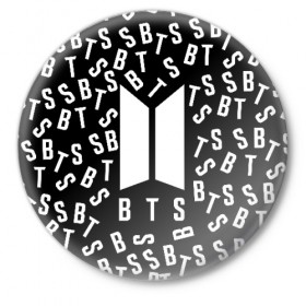 Значок с принтом BTS ,  металл | круглая форма, металлическая застежка в виде булавки | bts | bts army | j hope | jimin | jin | jungkook | k pop | rap monster | rapmon | suga | v | бтс | корея