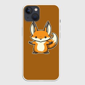 Чехол для iPhone 13 с принтом Дерзкий Лис ,  |  | Тематика изображения на принте: fox | foxes | rude | you | грубый | дерзкий | лис | лиса | лисенок | лисичка | лисы