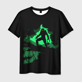 Мужская футболка 3D с принтом Хищник , 100% полиэфир | прямой крой, круглый вырез горловины, длина до линии бедер | 90 е | predator | алфи аллен | оливия манн | шейн блэк