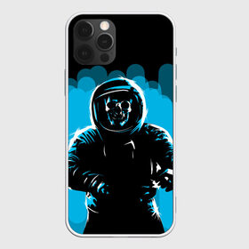 Чехол для iPhone 12 Pro Max с принтом Dead Space , Силикон |  | austranaut | bone | cosmos | nasa | skull | астронавт | космонавт | космос | кости | череп