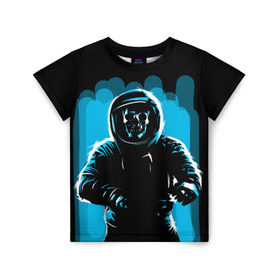 Детская футболка 3D с принтом Dead Space , 100% гипоаллергенный полиэфир | прямой крой, круглый вырез горловины, длина до линии бедер, чуть спущенное плечо, ткань немного тянется | austranaut | bone | cosmos | nasa | skull | астронавт | космонавт | космос | кости | череп