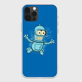 Чехол для iPhone 12 Pro с принтом Bender Nevermind , силикон | область печати: задняя сторона чехла, без боковых панелей | bender | futurama | mult | nevermind | nirvana | simpsons | zoidberg | бендер | зойдберг | мульт | мультик | мультфильм | симпсоны | футурама