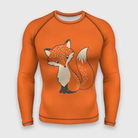 Мужской рашгард 3D с принтом Лисичка ,  |  | fox | foxes | ginger | orange | tail | лапки | лис | лиса | лисичка | лисички | лисы | оранжевый | рыжая | рыжий | хвост