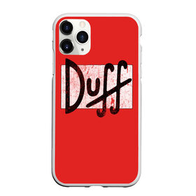 Чехол для iPhone 11 Pro матовый с принтом Duff Beer , Силикон |  | Тематика изображения на принте: beer | donut | duff | fun | homer | joke | simpson | simpsons | гомер | дафф | пончик | прикол | приколы | симпсон | симпсоны