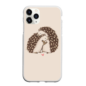 Чехол для iPhone 11 Pro Max матовый с принтом Любовь Ежиков , Силикон |  | cute | heart | hedgehog | hedgehogs | love | ежи | ежик | ежики | иголки | лапки | любовь | милый | обнимашки | пузико | пузо | сердечки | сердечко | смешной | ушки