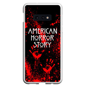 Чехол для Samsung S10E с принтом AMERICAN HORROR STORY , Силикон | Область печати: задняя сторона чехла, без боковых панелей | american horror story | blood | американская история ужасов | брызги | кровь | сериал | ужасы