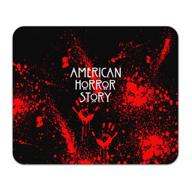 Коврик прямоугольный с принтом AMERICAN HORROR STORY , натуральный каучук | размер 230 х 185 мм; запечатка лицевой стороны | american horror story | blood | американская история ужасов | брызги | кровь | сериал | ужасы
