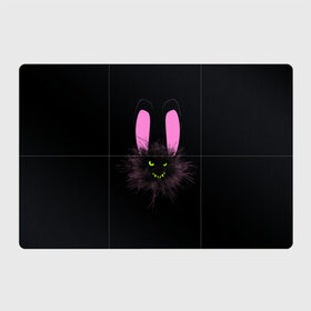 Магнитный плакат 3Х2 с принтом Мрачный Зайчик , Полимерный материал с магнитным слоем | 6 деталей размером 9*9 см | creepy | ear | ears | rabbit | rabbits | scary | spooky | жуткий | зайцы | зайчик | зайчики | заяц | кролик | кролики | мрачный | страшный | ухо | уши | ушки