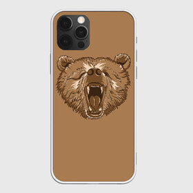 Чехол для iPhone 12 Pro Max с принтом Бурый Медведь , Силикон |  | bear | bears | brown | russia | russian | бурый | коричневый | косматый | лапы | медведи | медведь | россия | русский | хвост | хищник