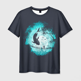 Мужская футболка 3D с принтом Подводный Мир , 100% полиэфир | прямой крой, круглый вырез горловины, длина до линии бедер | fish | fishes | lake | ocean | river | sea | water | вода | кит | киты | мир | море | озеро | океан | подводный | раба | река | рыбка | рыбки | рыбы